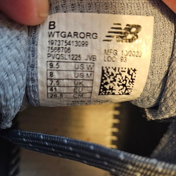 Women's New Balance Fresh Foam Garoe Running Shoes - Artic Grey & Orb Pink - 9.5 - Picture 6 of 6